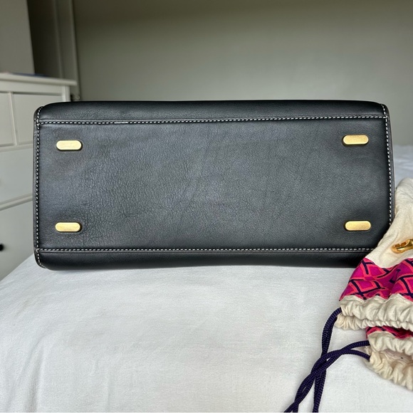 LEE RADZIWILL DOUBLE BAG BLACK - Picture 7 of 12
